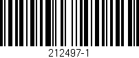 Código de barras (EAN, GTIN, SKU, ISBN): '212497-1'