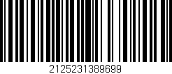 Código de barras (EAN, GTIN, SKU, ISBN): '2125231389699'