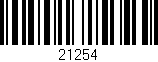 Código de barras (EAN, GTIN, SKU, ISBN): '21254'