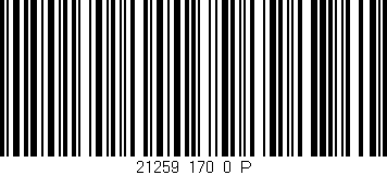 Código de barras (EAN, GTIN, SKU, ISBN): '21259_170_0_P'