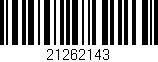 Código de barras (EAN, GTIN, SKU, ISBN): '21262143'