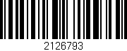 Código de barras (EAN, GTIN, SKU, ISBN): '2126793'