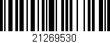 Código de barras (EAN, GTIN, SKU, ISBN): '21269530'