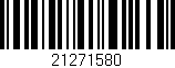 Código de barras (EAN, GTIN, SKU, ISBN): '21271580'