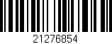 Código de barras (EAN, GTIN, SKU, ISBN): '21276854'
