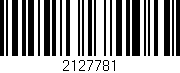 Código de barras (EAN, GTIN, SKU, ISBN): '2127781'