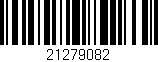 Código de barras (EAN, GTIN, SKU, ISBN): '21279082'
