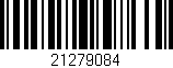 Código de barras (EAN, GTIN, SKU, ISBN): '21279084'