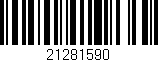 Código de barras (EAN, GTIN, SKU, ISBN): '21281590'