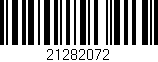 Código de barras (EAN, GTIN, SKU, ISBN): '21282072'