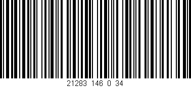 Código de barras (EAN, GTIN, SKU, ISBN): '21283_146_0_34'