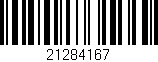 Código de barras (EAN, GTIN, SKU, ISBN): '21284167'