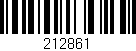 Código de barras (EAN, GTIN, SKU, ISBN): '212861'