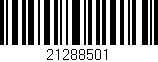 Código de barras (EAN, GTIN, SKU, ISBN): '21288501'