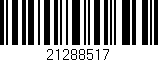 Código de barras (EAN, GTIN, SKU, ISBN): '21288517'