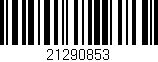 Código de barras (EAN, GTIN, SKU, ISBN): '21290853'
