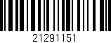 Código de barras (EAN, GTIN, SKU, ISBN): '21291151'