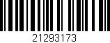 Código de barras (EAN, GTIN, SKU, ISBN): '21293173'