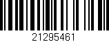 Código de barras (EAN, GTIN, SKU, ISBN): '21295461'