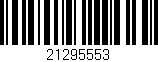 Código de barras (EAN, GTIN, SKU, ISBN): '21295553'