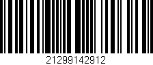 Código de barras (EAN, GTIN, SKU, ISBN): '21299142912'