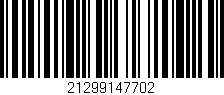 Código de barras (EAN, GTIN, SKU, ISBN): '21299147702'