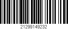 Código de barras (EAN, GTIN, SKU, ISBN): '21299149232'