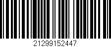 Código de barras (EAN, GTIN, SKU, ISBN): '21299152447'