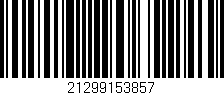 Código de barras (EAN, GTIN, SKU, ISBN): '21299153857'