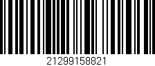 Código de barras (EAN, GTIN, SKU, ISBN): '21299158821'