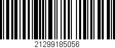 Código de barras (EAN, GTIN, SKU, ISBN): '21299185056'