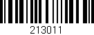 Código de barras (EAN, GTIN, SKU, ISBN): '213011'