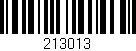 Código de barras (EAN, GTIN, SKU, ISBN): '213013'