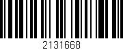 Código de barras (EAN, GTIN, SKU, ISBN): '2131668'