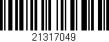 Código de barras (EAN, GTIN, SKU, ISBN): '21317049'