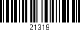 Código de barras (EAN, GTIN, SKU, ISBN): '21319'
