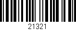 Código de barras (EAN, GTIN, SKU, ISBN): '21321'