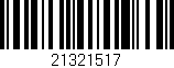Código de barras (EAN, GTIN, SKU, ISBN): '21321517'