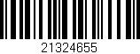 Código de barras (EAN, GTIN, SKU, ISBN): '21324655'