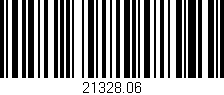 Código de barras (EAN, GTIN, SKU, ISBN): '21328.06'