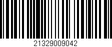 Código de barras (EAN, GTIN, SKU, ISBN): '21329009042'