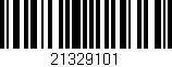 Código de barras (EAN, GTIN, SKU, ISBN): '21329101'