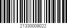 Código de barras (EAN, GTIN, SKU, ISBN): '21330009022'