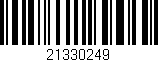 Código de barras (EAN, GTIN, SKU, ISBN): '21330249'
