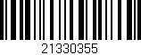 Código de barras (EAN, GTIN, SKU, ISBN): '21330355'
