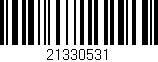 Código de barras (EAN, GTIN, SKU, ISBN): '21330531'