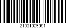 Código de barras (EAN, GTIN, SKU, ISBN): '21331325891'