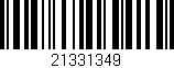 Código de barras (EAN, GTIN, SKU, ISBN): '21331349'