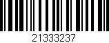 Código de barras (EAN, GTIN, SKU, ISBN): '21333237'