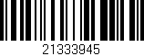 Código de barras (EAN, GTIN, SKU, ISBN): '21333945'